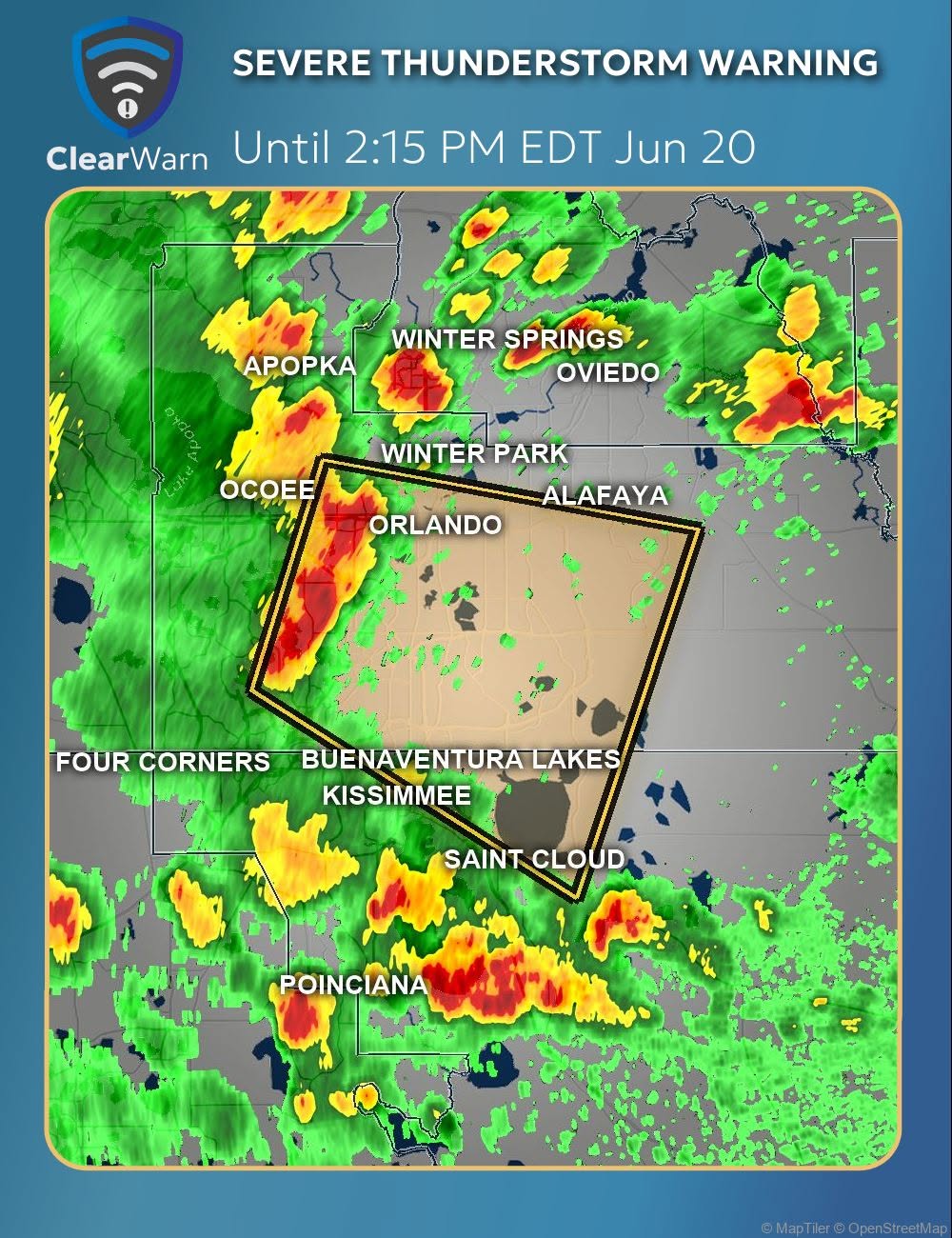 Severe Thunderstorm Warning graphic