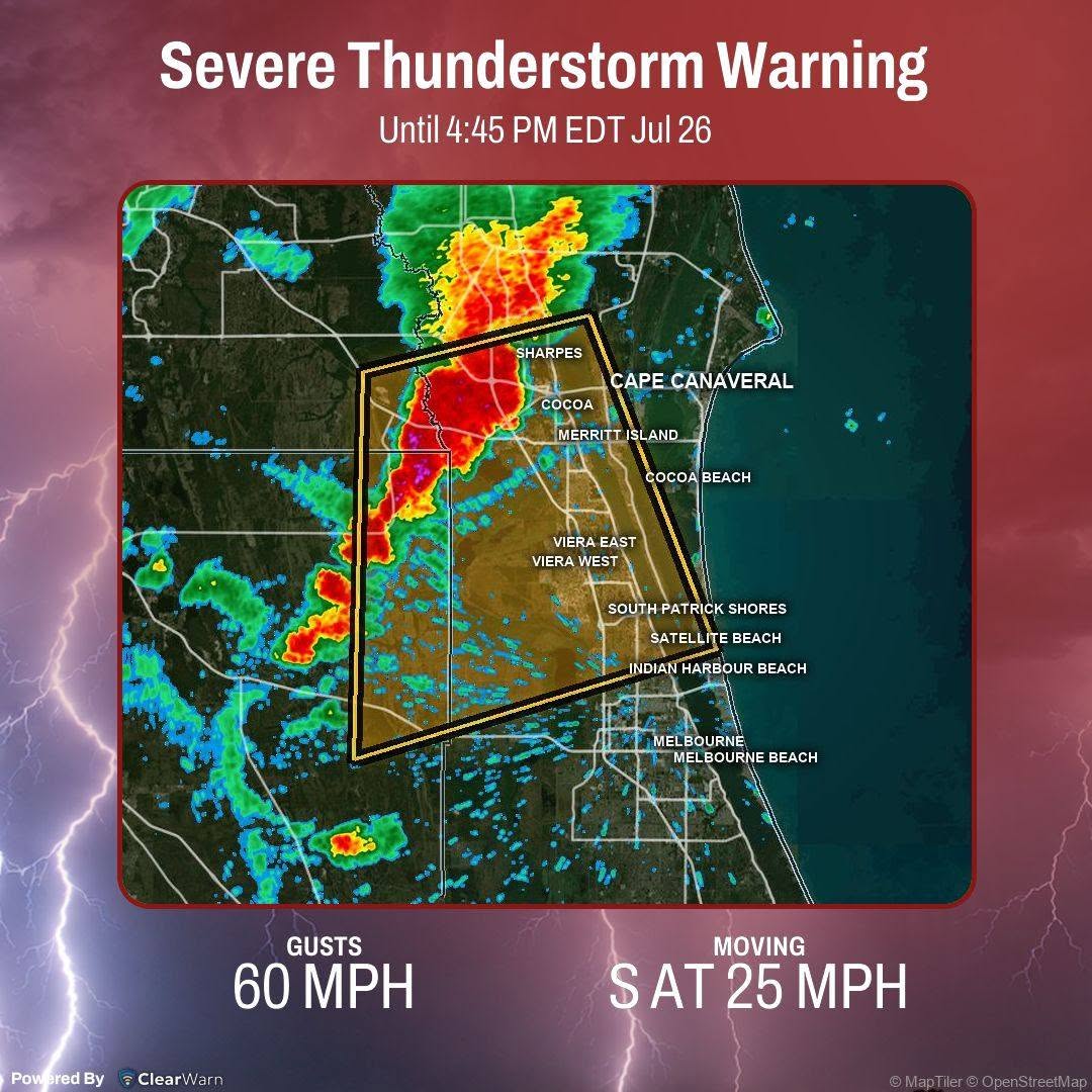 Severe Thunderstorm Warning graphic